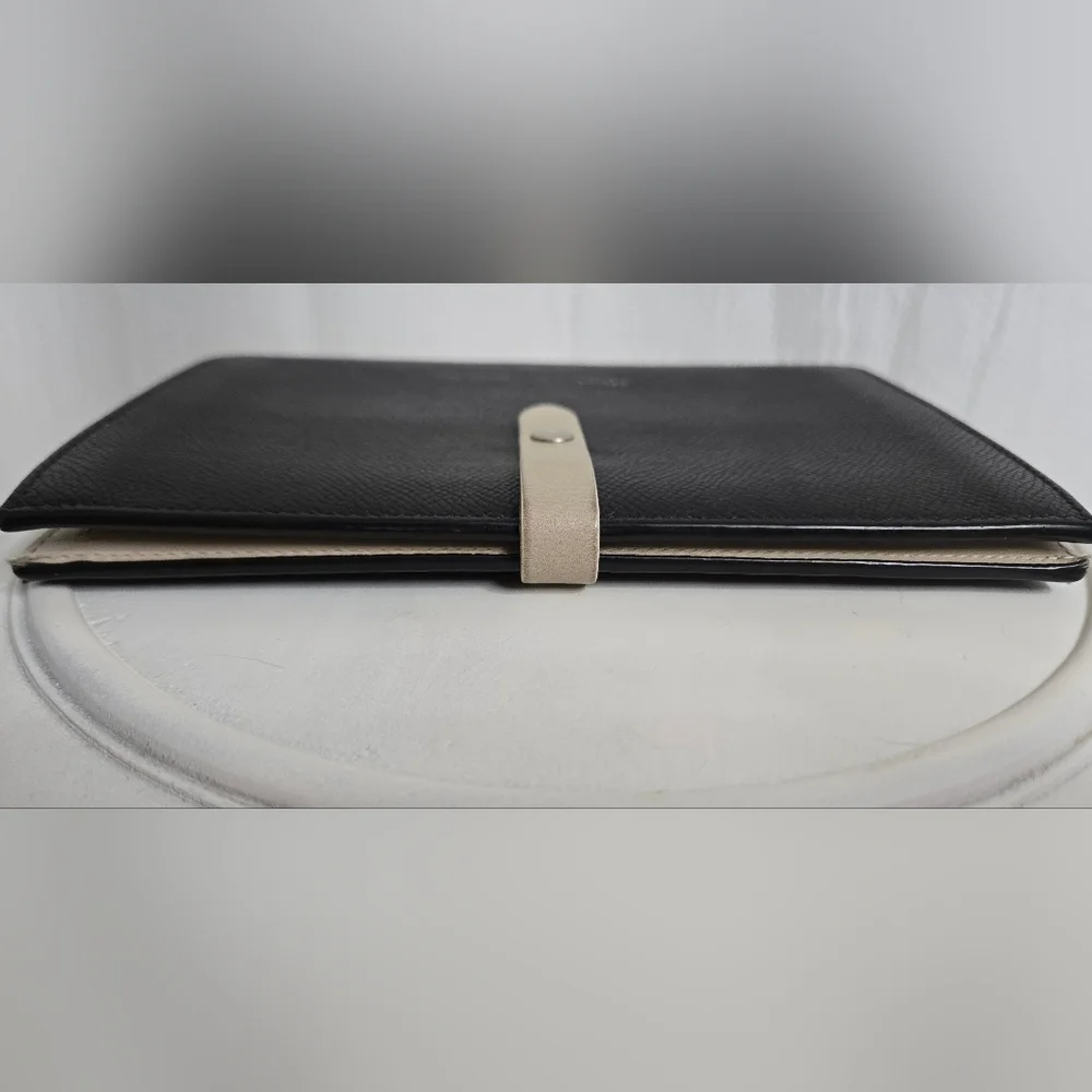 EUC CELINE LARGE STRAP WALLET BICOLOR GRAINED CALFSKIN